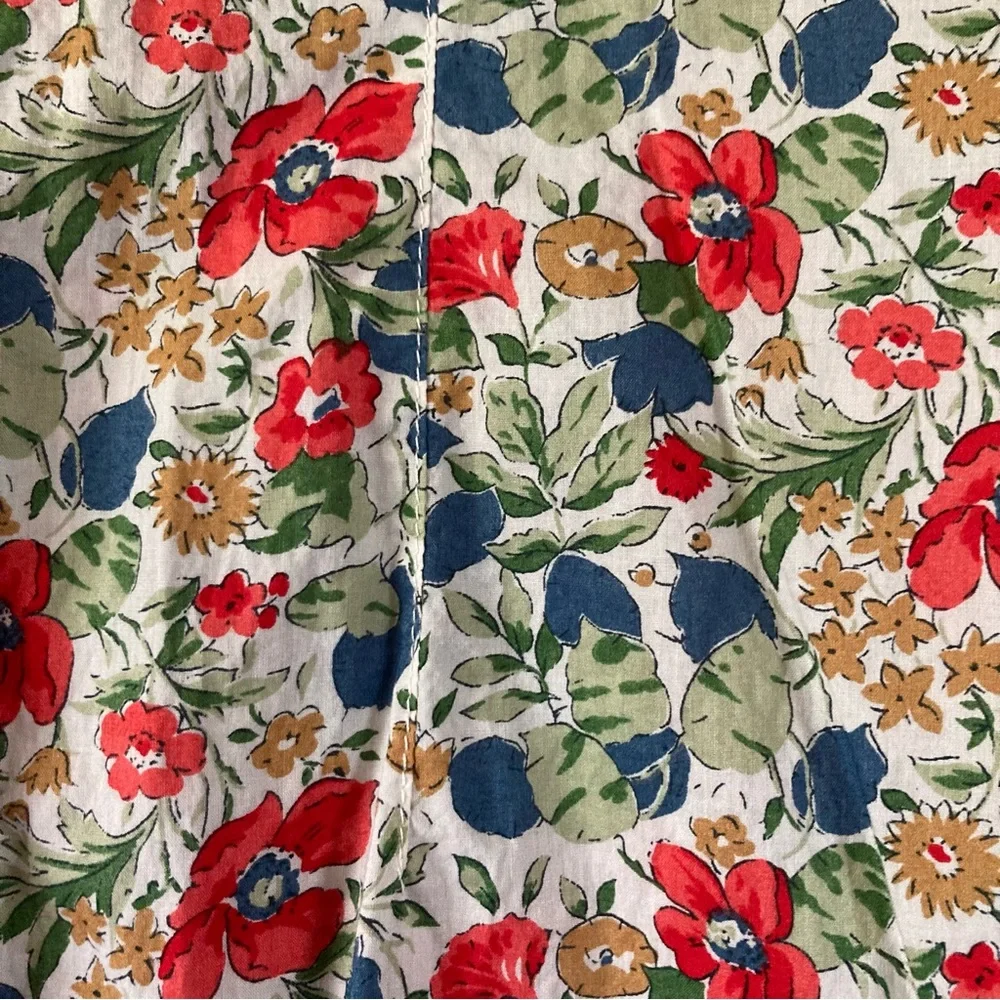 Theory Floral Long Sleeve Button-up Shirt Dress 6 - Picture 5 of 10